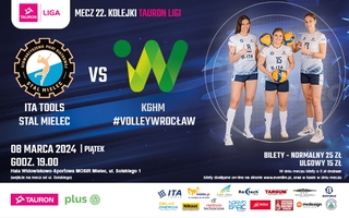 Mecz 22. kolejki TAURON Ligi: ITA Tools Stal Mielec vs KGHM #VOLLEYWROCLAW