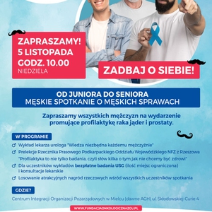 Zadbaj o siebie - męskie spotkanie o męskich sprawach