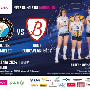 Mecz 15. Kolejki Tauron Ligi Siatkówki Kobiet ITA TOOLS Stal Mielec vs Grot Budowlani Łódź