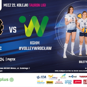Mecz 22. kolejki TAURON Ligi: ITA Tools Stal Mielec vs KGHM #VOLLEYWROCLAW