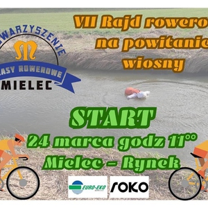 VII Rajd rowerowy na powitanie wiosny