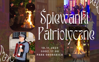 Śpiewanki Patriotyczne w parku Oborskich