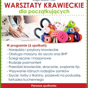 Warsztaty krawieckie w Chorzelowie