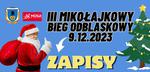 ŚWIĘTUJ MIKOŁAJKI NA SPORTOWO!- ZAPISZ SIĘ NA III BIEG ODBLASKOWY JUŻ DZIŚ!