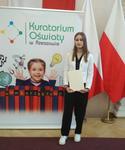 Julia Midura z V Liceum Ogólnokształcącego w Mielcu stypendystką Prezesa Rady Ministrów