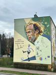 Mielec:  W Mielcu odsłonięto mural Grzegorza Lato