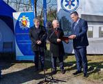 Mielec:  Oficjalne przekazanie terenu pod budowę..