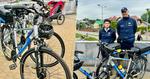 Policyjne patrole rowerowe na ulicach Mielca