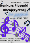 LUBISZ ŚPIEWAĆ? LUBISZ ŚPIEWAĆ W JĘZYKU OBCYM? - ZGŁOŚ SIĘ DO KONKURSU