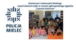 Dzielnicowi z Radomyśla Wielkiego czytali dzieciom bajki w ramach ogólnopolskiego tygodnia "Czytania Dzieciom"