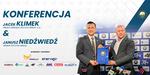 Konferencja prasowa Prezesa Jacka Klimka i trenera Janusza Niedźwiedzia - FKS Stal Mielec SA