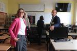 Wizyta Wicemarszałek Senatu w Zespole Szkół im. prof. Janusza Groszkowskiego w Mielcu