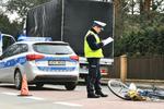 Zdarzenie drogowe z udziałem rowerzysty. Policjanci apelują o ostrożność!