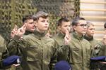 Uczniowie klas wojskowych "Elektryka" złożyli ślubowanie