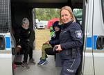 Mieleccy policjanci na Wrak Race w Chorzelowie - Bezpieczeństwo i Edukacja