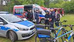 Działania profilaktyczne mieleckich policjantów podczas rajdu rowerowego