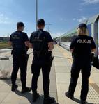 Mielecka Policja w akcji "Aktywna Tarcza" - wspólne działania ze Strażą Ochrony Kolei i Strażą Graniczną