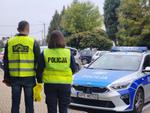 "Świeć przykładem! Noś odblaski!"- mieleccy policjanci i WORD Tarnobrzeg dbają o bezpieczeństwo na drogach