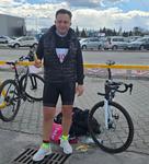 Policjant prewencji mieleckiej jednostki stanął na starcie III Duathlonu Ziemi Mieleckiej