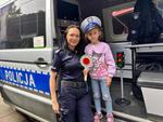 Mundurowi z Mielca na Dniu Dziecka z "Ogniomistrzem" - bezpieczeństwo, sport i dobra zabawa