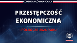 Pierwsze półrocze 2026 roku - skuteczne działania Policji w zwalczaniu przestępczości gospodarczej i ekonomicznej