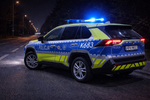 Nietrzeźwy kierujący quadem wjechał w zaparkowane auto i uciekł - zatrzymany przez mieleckich policjantów