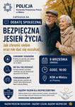 Mieleccy policjanci zapraszają na debatę społeczną "Bezpieczna jesień życia"