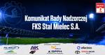 Stal Mielec: Kaczmarczyk kończy kadencję